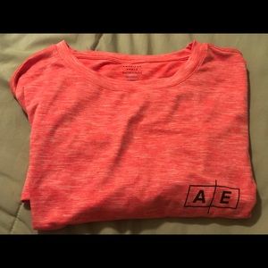 Salmon/Pink Mens Large American Eagle Shirt